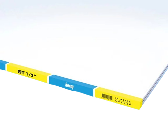 Lámina de yeso regular 1/2" Knauf