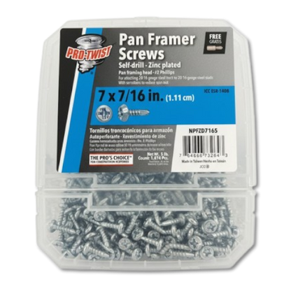 Tornillo 7x7/16” punta broca