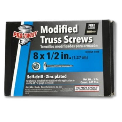 Tornillo 8x1/2” punta de broca