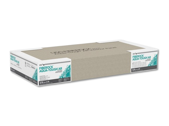 Lámina Fiberock Interior Aqua-Tough™ AR 4'x8'x1/2" USG