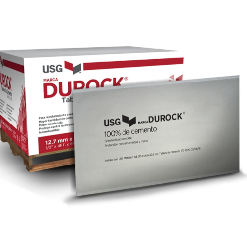 Lámina de fibrocemento  1/2" USG® Durock®