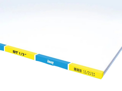 Lámina de yeso regular 1/2" Knauf