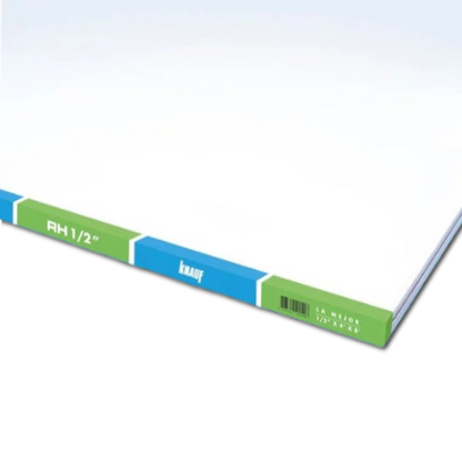 Lámina de yeso RH 1/2" Knauf