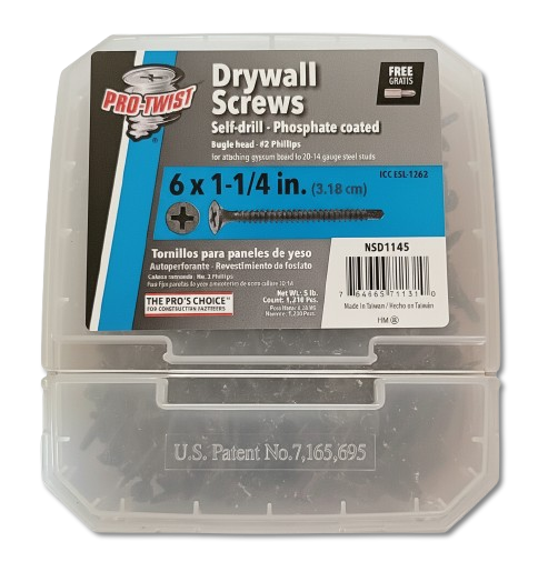 Tornillo 6x1-1/4 punta fina (Forro)