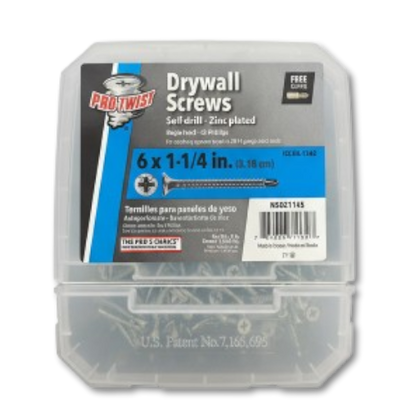 Tornillo 6x1-1/4 punta de Broca