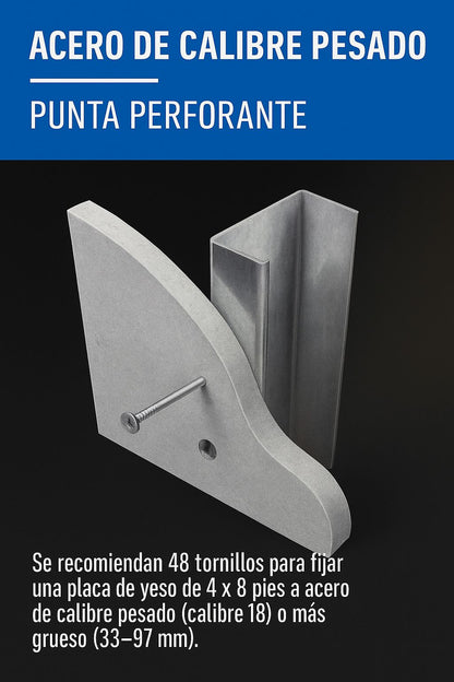 Tornillo 6x1-1/4 punta de Broca
