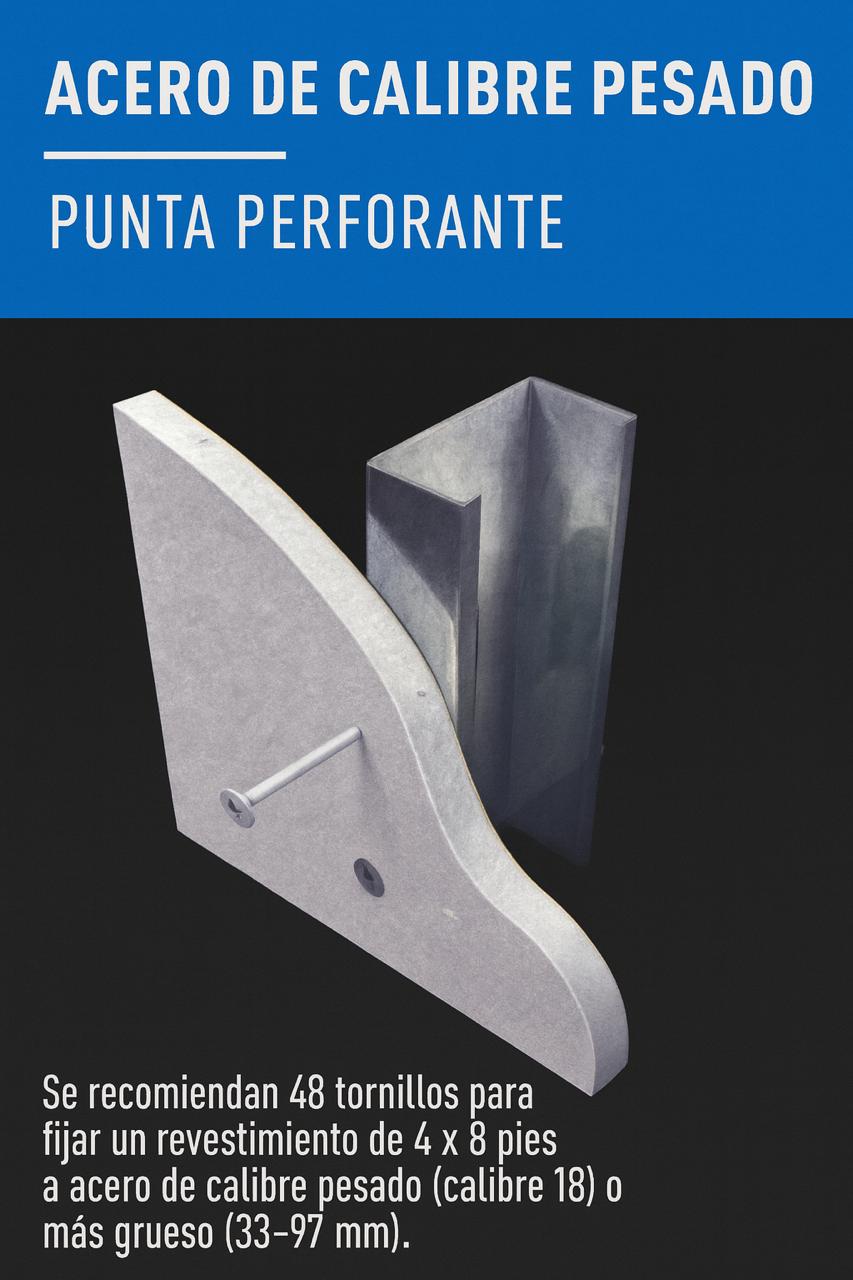 Tornillo 6x1-7/8" punta broca(Doble Forro)